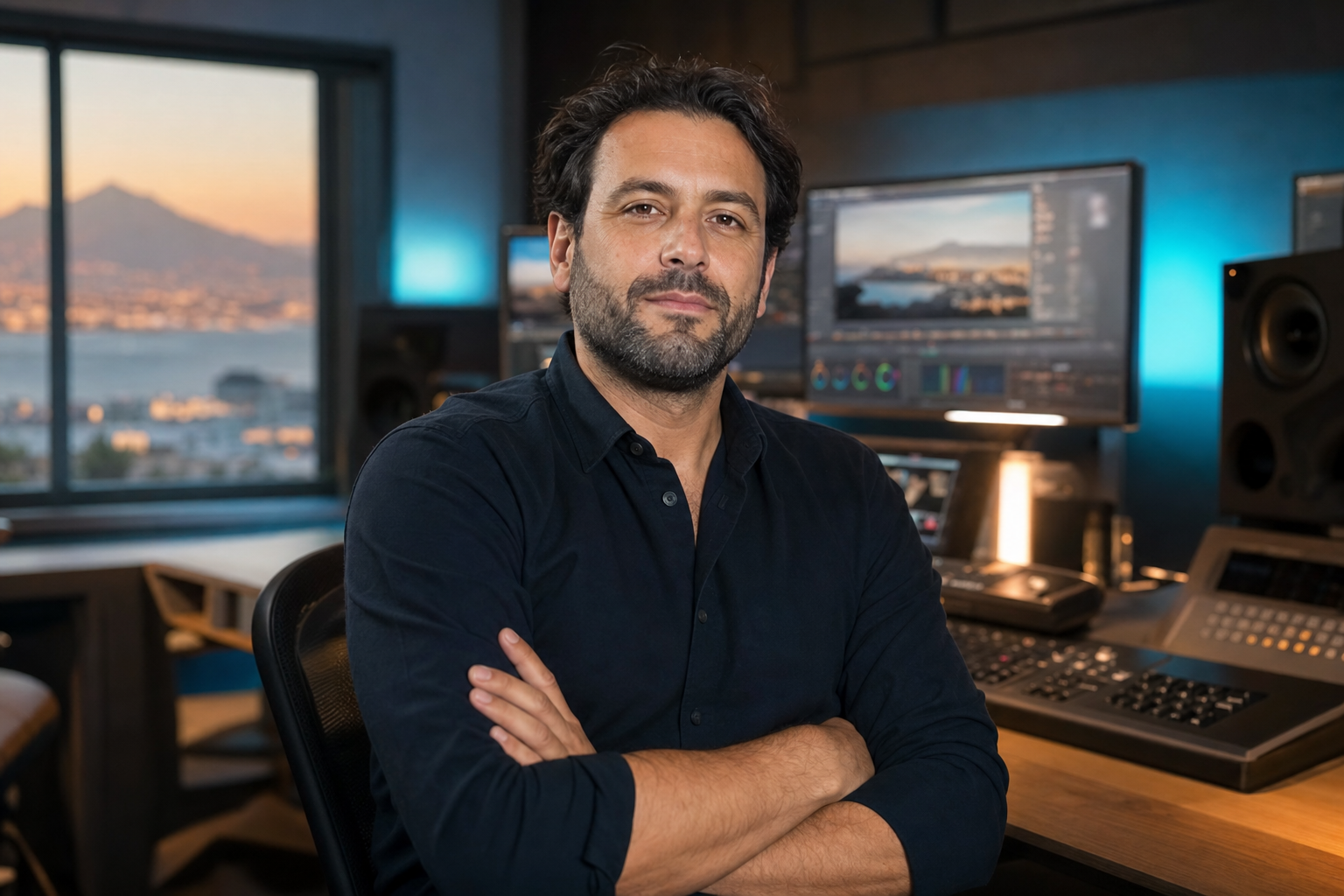 Antonio Monti, fondatore dello studio Montaggio a Napoli